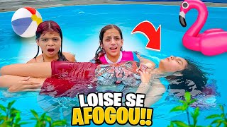 LOUISE SE AFOGOU NA PISCINA POR CULPA DA MANU A PRIMA CHATA JÉSSICA E FAMÍLIA [upl. by Oigroig]