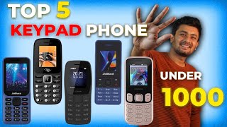 Best 5 Keypad Phones Under 1000 Rs in August 2024  Top 5 Keypad Phones Under 1000 keypad mobile [upl. by Novrej]