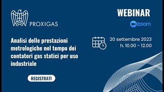 Webinar Analisi delle prestazioni metrologiche [upl. by Shig375]