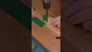 How to install a threaded inserthowto woodworking diy diytutorial [upl. by Hamehseer]