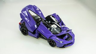 Review Ferrari LaFerrari by Double Horses 124 customize [upl. by Enialedam]