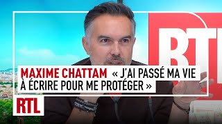 Maxime Chattam  quotJai passé ma vie à écrire pour me planquer et me protégerquot [upl. by Ias]