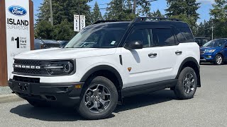 2024 Ford Bronco Sport Badlands Nav GOAT Lane Keeping Review  Island Ford [upl. by Anelliw]