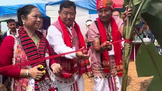 My wife Sabina Teronpi Inaugurate of “Serdihun and Sintu” Statue in Dengkimo Apam Centre [upl. by Clorinda439]