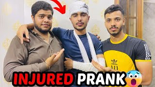 Injured prank on my friend😱😱  dost ka sir phat gya 🥺 [upl. by Suivat]