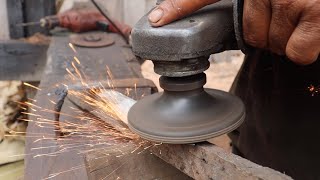 Knife Making  Making A Sharp Hunting Knife From The Rusty Steel [upl. by Cerell]