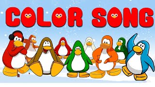 Colors Song  Penguins Dance Song  Learn Colors With Penguins Colors Song [upl. by Ecarg]