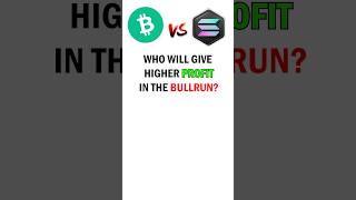 BCH VS SOLANA  Who Will Give Higher Profits in this BullRun BCH solana [upl. by Mihalco]