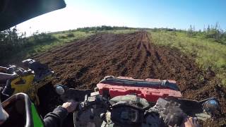 Yamaha Grizzly 700 vs Can Am Outlander 650 bog drag [upl. by Dlopoel]