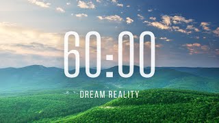 One HOUR 60 Minute Timer Relaxing Music and Alarm [upl. by Vassily20]