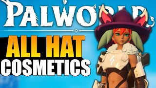 Palworld All Hat Cosmetics amp Where to get them [upl. by Drofla]