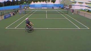 Wheelchair tennis  Rullstolstennis  Dan Wallin [upl. by Stryker]