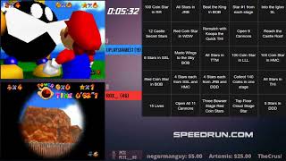 JJplaysgames1 vs Rox  Round 1  GSA Bingo Tournament 2018  Super Mario 64 [upl. by Einhpad]