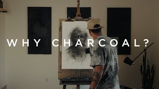 Why I Only Draw With Charcoal  Portrait Drawing [upl. by Anaderol]