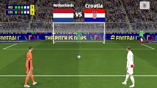 🔥Netherlands vs Croatia match Highlight  NED vs CRO Penalty kick⚽ [upl. by Airual]