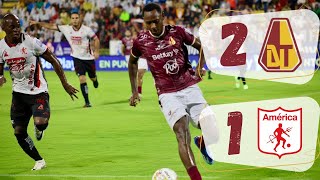 Tolima 2  1 America ⚽ 𝐋𝐈𝐆𝐀 𝐁𝐄𝐓𝐏𝐋𝐀𝐘 ⭐ LIGA COLOMBIANA CC BY 30 [upl. by Hebner]