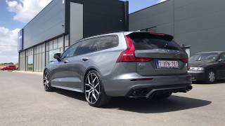 Sterckx  Desmet Polestar Engineered V60 with Heico exhaust [upl. by Azeret758]