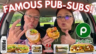 Publix Subs Cannoli and Sushi Summer Rolls  Eat With Us [upl. by Naryt966]