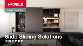 Slido  Sliding Door Systems from Häfele [upl. by Ailam349]