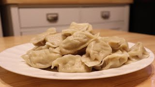 4 Steps DumplingGyoza from Scratch 饺子JiaoZi [upl. by Inaflahk546]