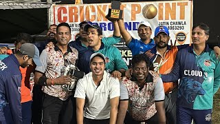 We are the proud champions of night tournament in Cricket point 🤩 [upl. by Rozalie264]