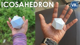 How to Make Icosahedron  VinKrish Solutions [upl. by Norrab]