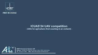 ICUAS24 UAV Competition  Final Scenario  Fruit counting in an orchard [upl. by Oirad307]