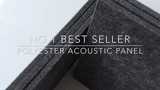 9mm 12mm 25mm Polyester acoustic panels directly buy from China [upl. by Oirobil]