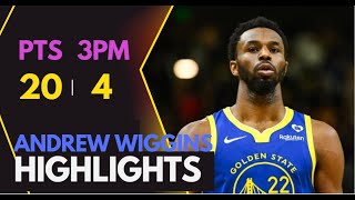 Andrew Wiggins HighLightsGolden State Warriors vs Portland Trail Blazers October 24 2024 [upl. by Elson626]