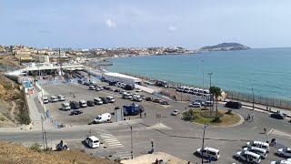 Morocco steps up security at border with Spanish exclave Ceuta [upl. by Farrica]