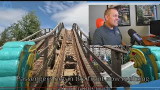 Scenic railway derail Margate Dreamland UK [upl. by Aicirtak524]