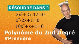 Résoudre une équation du 2nd Degré avec le DISCRIMINANT  Première [upl. by Auria229]