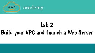 Lab 2 Build your VPC and Launch a Web ServerModule5 Networking amp Content Deliverycloud foundations [upl. by Alaunnoif509]