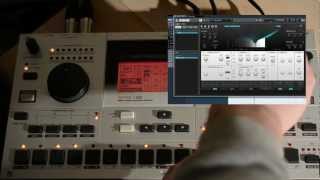 How to use the Elektron Machinedrum as Step Sequencer for any VSTi in your DAW [upl. by Elokin280]