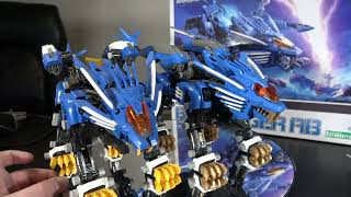 Zoids Kotobukiya HMM Blade Liger AB 2020 Generic Reissue Model Kit Review [upl. by Genna]