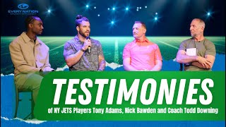 Testimonies of NY Jets Players Tony Adams Nick Bawden Coach Todd Downing [upl. by Kylander808]