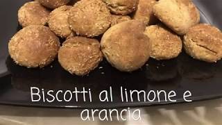 Biscotti al limone e arancia [upl. by Wei]