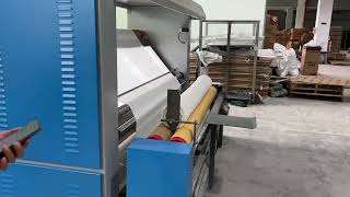 Inspection machine from roll to roll for tensionless fabric [upl. by Edivad]