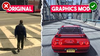 ✅ GTA 4 New High Graphics Mod 2024 😍 For Low End PC 1GB RAM [upl. by Aline396]