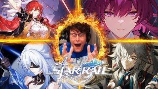 EVERY HONKAI STAR RAIL Character Trailer March 7th  Jingliu REACTION [upl. by Rog]