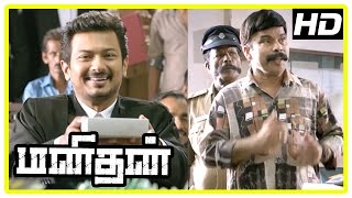 Manithan Tamil Movie  Scenes  Title Credits  Udhayanidhi intro as lawyer  Hansika [upl. by Anitsihc]