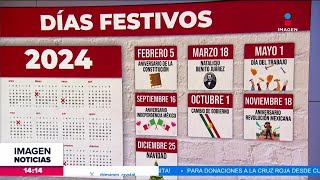 Estos son los días festivos del 2024  Noticias con Crystal Mendivil [upl. by Copp]