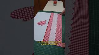 Pano de prato com barrado fácil tutorial passoapasso panodeprato cozinha artesã costura [upl. by Lewes991]