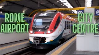 Rome Airport to City Centre by train [upl. by Perzan]