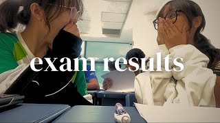 collecting year end exam result  live reaction mixed emotions jc student exam results singapore [upl. by Ariajay]