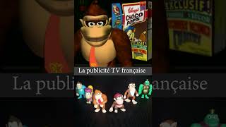 🍫 Publicité TV Chocopops Kelloggs avec Figurines Donkey Kong amp Diddy Kong en 3D  🎮 [upl. by Ilan]