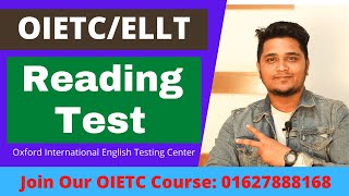 OIETCELLT Reading Test Details  Tips amp Tricks For OIETCELLT Reading Test [upl. by Dobbins]