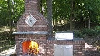 How to Build a Brick Fireplace  DIY  Part 5 of 5 [upl. by Edurtreg570]