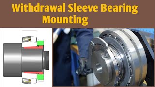 Withdrawal Sleeve Mountingwithdrawal Sleeve Bearing Fitting [upl. by Elga]