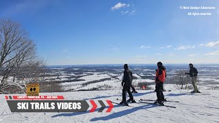 Liberty Mountain Ski Trail Videos 4K 1 ski resort for beginners and intermediate skiers near DC [upl. by Attenehs914]